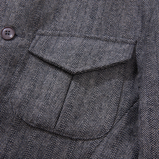 Chaqueta de Lana Gruesa Espiga Retro para Hombre - Image 10