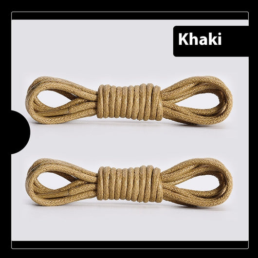 Cordones de Bota de Cuerda Encerada Redonda para Zapatos de Cuero - Un Par - Image 11