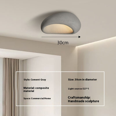 Lámpara de Techo Minimalista Japonesa Silenciosa Crema Moderna - Image 22