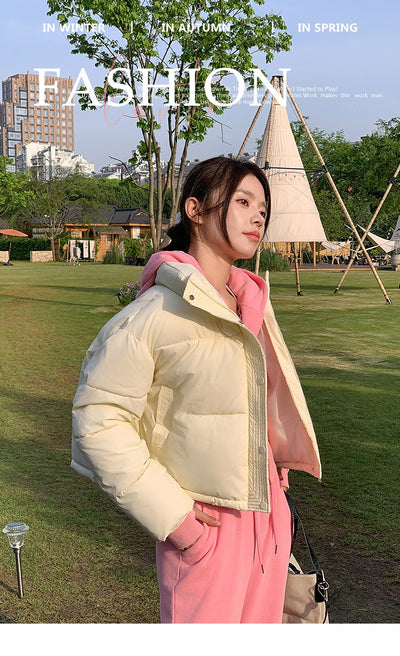 Chaqueta Corta para Mujer con Cuello Alto - Diseño Petite - Image 12