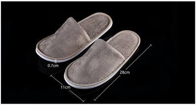 Pantuflas Acolchadas Reutilizables tipo Felpa para Hospedaje - Image 9