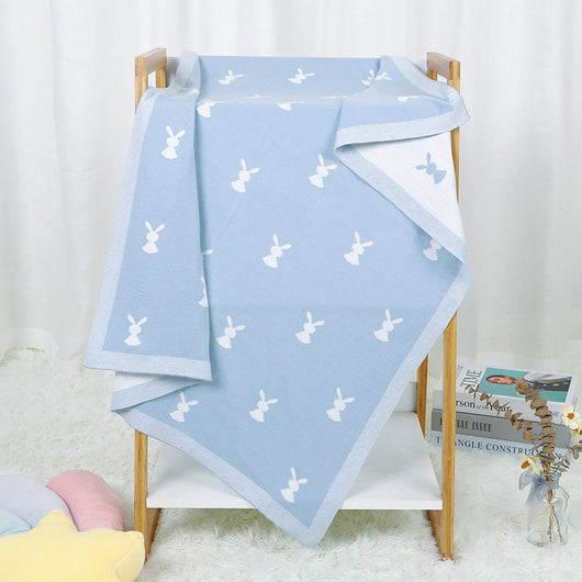 Manta Tejida de Algodón con Diseño Infantil Adorable Protección Contra el Viento - Image 10