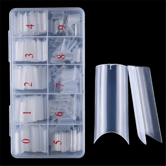 Uñas Postizas de Bambú - Caja de 500 Piezas para Manicura Profesional - Image 8