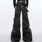 Pantalones Casuales Hombre Diseño Split Peso Pesado