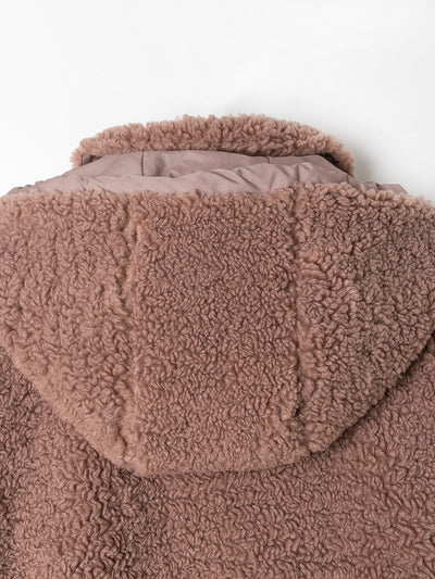 Chaqueta Polar Panelada con Capucha - Abrigo Casual y Cálido - Image 7