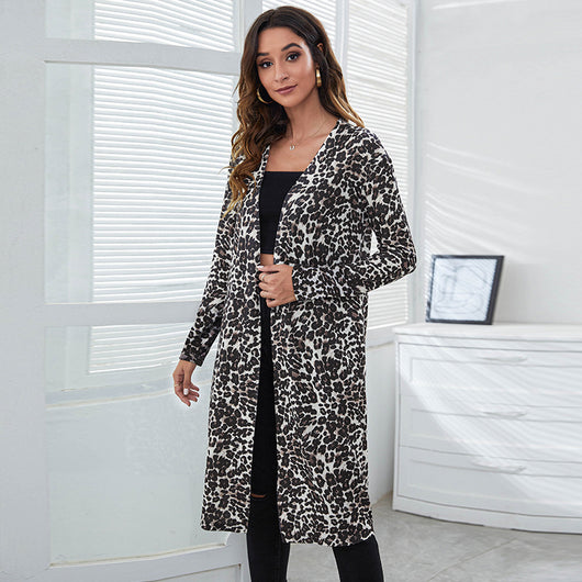 Abrigo Tejido Estampado para Mujer - Image 9