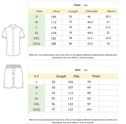 Conjunto Casual de Pantalones Cortos y Camiseta para Hombre - Image 11