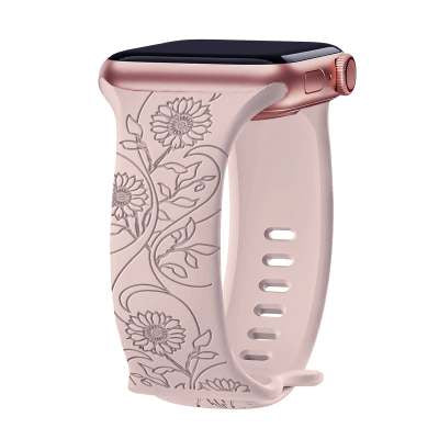 Correa de Reloj Silicona con Girasol Grabado en Relieve - Image 17