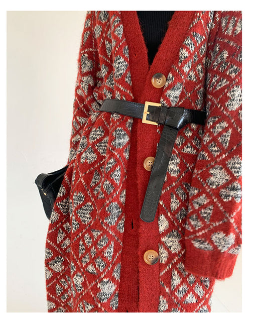 Cardigan Tejido Suelto Estilo Relajado para Otoño - Image 19