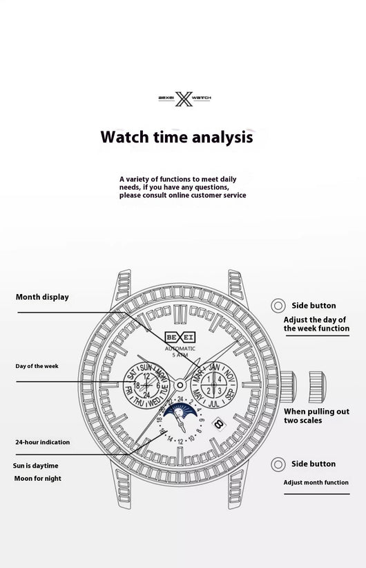 Reloj Mecánico Advanced para Hombre - Diseño Sofisticado - Image 11