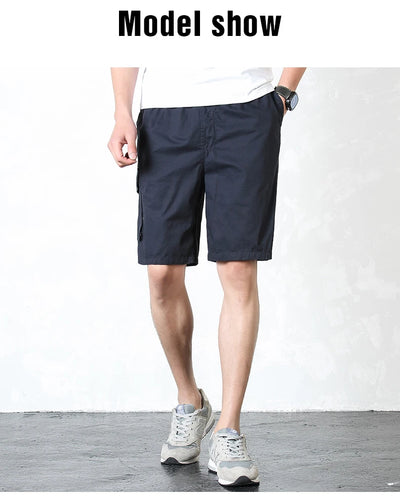 Capris Cortos Cargo con Múltiples Bolsillos Lavados - Image 4