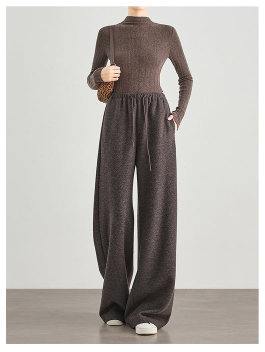 Pantalones de Jogger en Tweed Estampado - Mezcla de Lana Confortable - Image 18