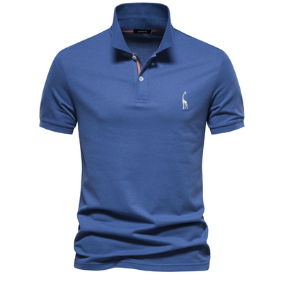 Polo Clásico para Hombre con Bordado de Venado - Diseño Básico Manga Corta - Image 10