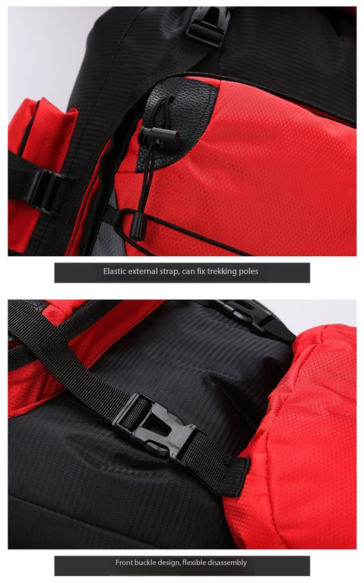Mochila de Senderismo 90L XIYAHU - Resistente al Agua para Trekking y Camping - Image 46