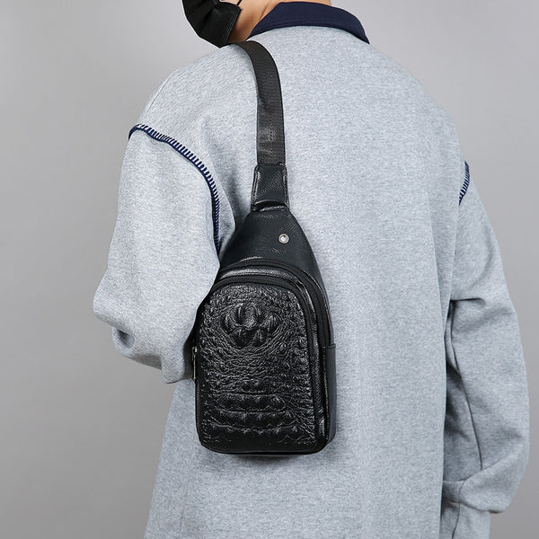 Bolsa Cruzada de Negocios para Hombre - Estilo Moderno y Funcional
