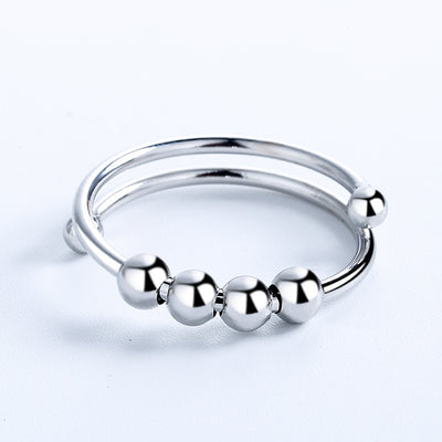 Anillo Giratorio Antiestrés - Joya Relajante para el Día de San Valentín - Image 12