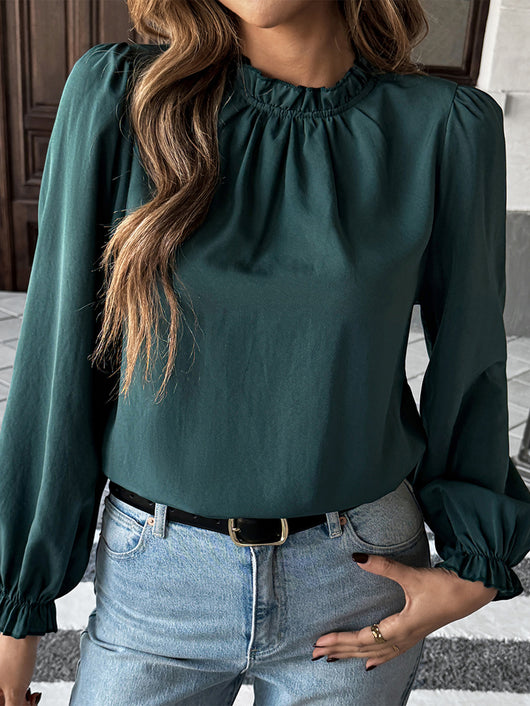 Camisa Casual de Manga Larga Minimalista Estilo Europeo - Image 11