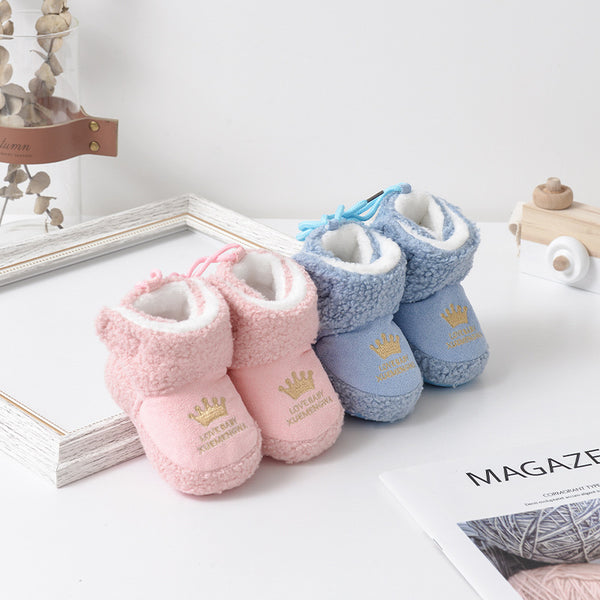 Botas de Suela Blanda y Soporte Grueso para Bebés - Ajuste Seguro