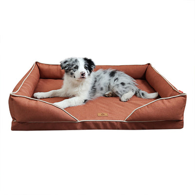 Cama Nido para Perros de Lino Extraíble y Lavable - Uso Todo el Año - Image 3