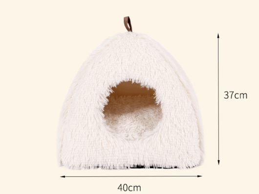 Arenero Triangular Cerrado Comprimible para Gatos - Image 9