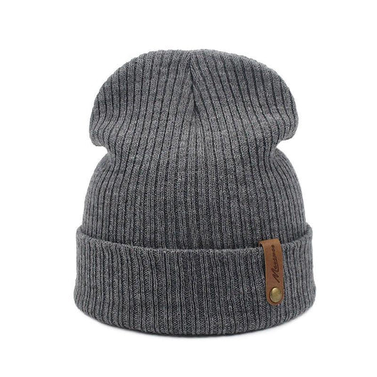 Gorro de Lana Tejida para Hombre y Mujer - Beanie Cálido para Otoño e Invierno