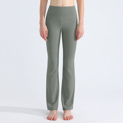 Pantalones Yoga Deportivos Antibacterianos Efecto Piel Desnuda con Campana - Image 19