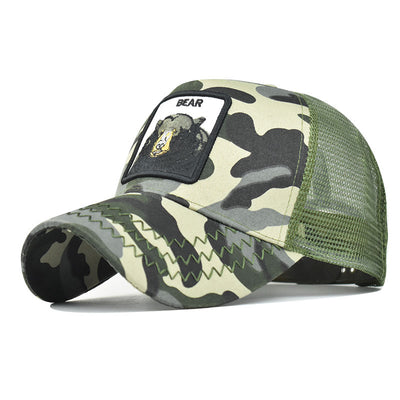 Gorra de Béisbol con Bordado de Animales y Red Trasera - Image 66