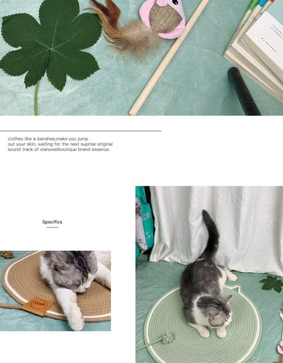 Nido de Ratán para Gatos Resistente sin Pelusa - Image 19