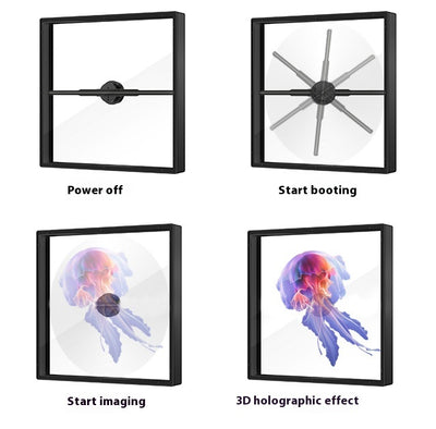Pantalla Holográfica 3D sin Gafas - Proyector de Ventilador - Image 8