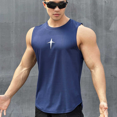 Camiseta Ajustada sin Mangas para Hombre - Image 8