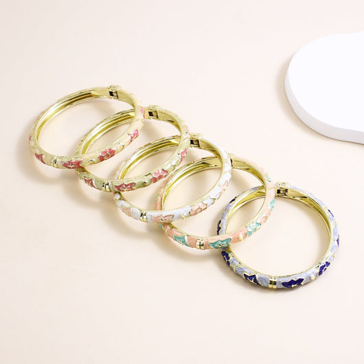 Pulsera de Esmalte Floral para Mujer - Image 2