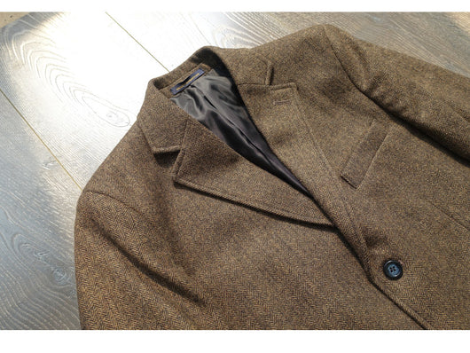 Chaqueta de Trabajo Tweed Vintage Americana Peso Pesado Espiga - Image 5
