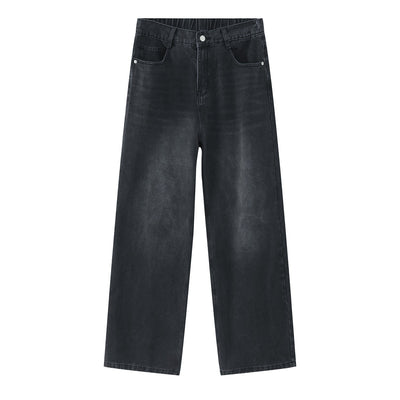 Jeans Retro Holgados con Cintura Elástica Estilo Coreano para Hombre - Image 5
