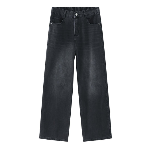 Jeans Retro Holgados con Cintura Elástica Estilo Coreano para Hombre - Image 5