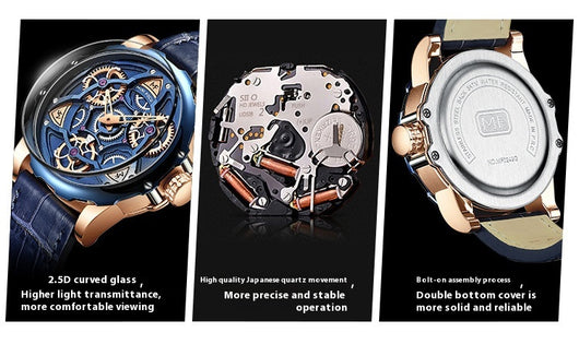 Reloj Casual para Hombre con Correa Hueca - Image 14