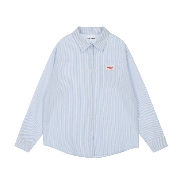 Camisa Suelta a Rayas para Hombre y Mujer