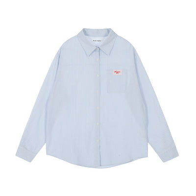 Camisa Suelta a Rayas para Hombre y Mujer