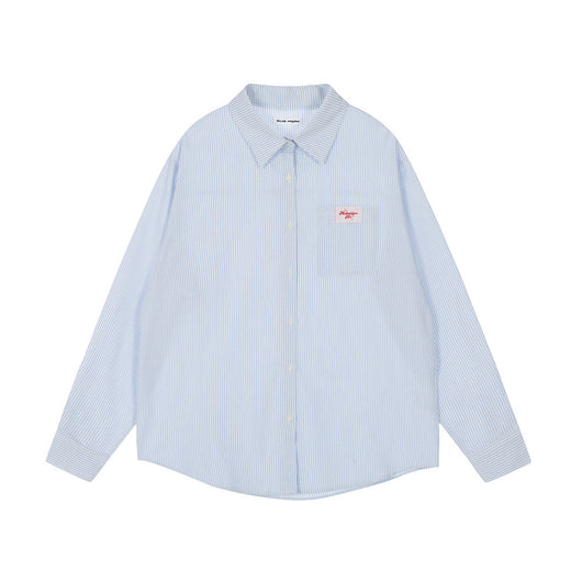 Camisa Suelta a Rayas para Hombre y Mujer