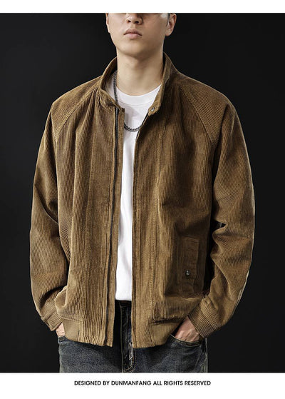 Chaqueta de Pana Vintage para Hombre - Manga Larga - Image 9