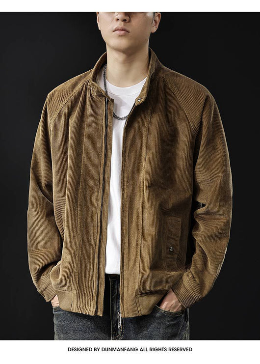 Chaqueta de Pana Vintage para Hombre - Manga Larga - Image 9