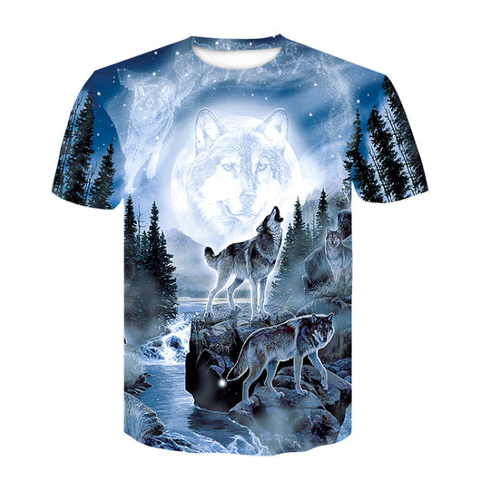 Playera Hombre Cuello Redondo Estampado 3D Digital Manga Corta - Image 35