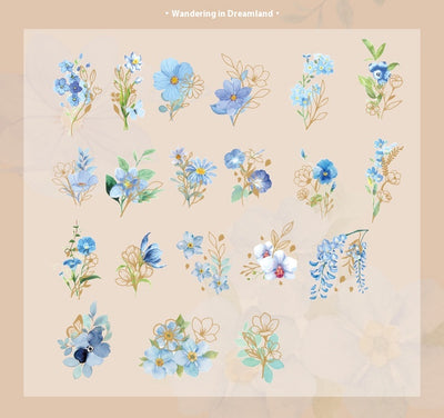 Cuaderno de Flores y Plantas - Material Decorativo 40 Piezas - Image 19
