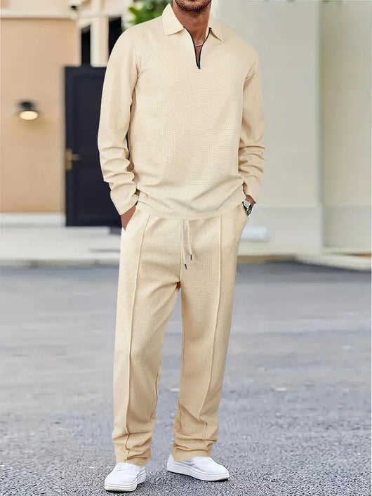 Traje Casual con Cremallera y Solapa - Pantalón Largo de Manga Larga - Image 5