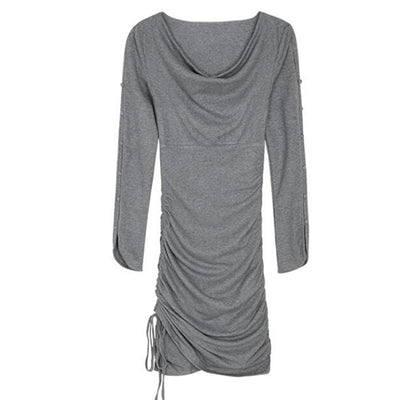 Vestido Ajustado con Cordón en la Cintura - Diseño Envolvente Sexi - Image 5