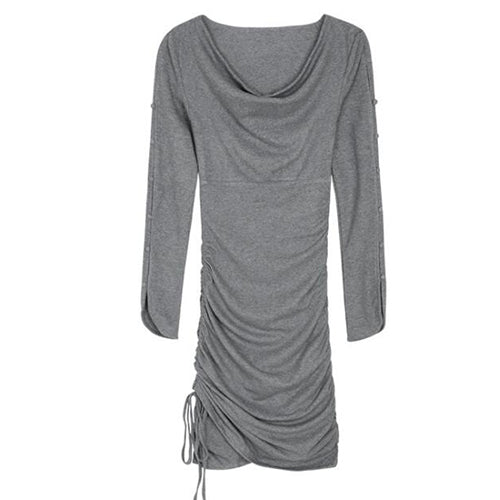 Vestido Ajustado con Cordón en la Cintura - Diseño Envolvente Sexi - Image 5