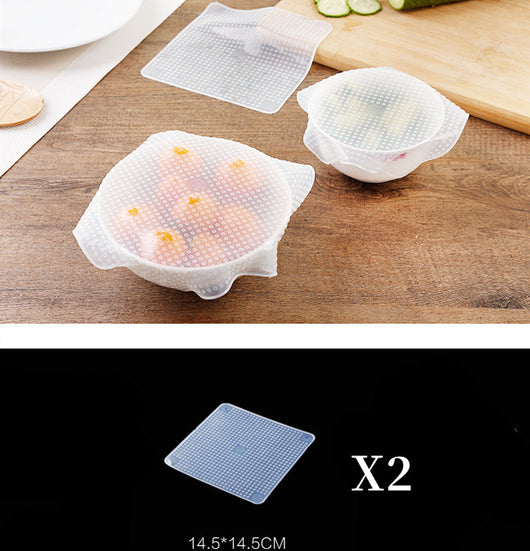 Film Elástico de Silicona Reutilizable para Alimentos - Cubierta Universal para Microondas y Refrigerador - Image 8
