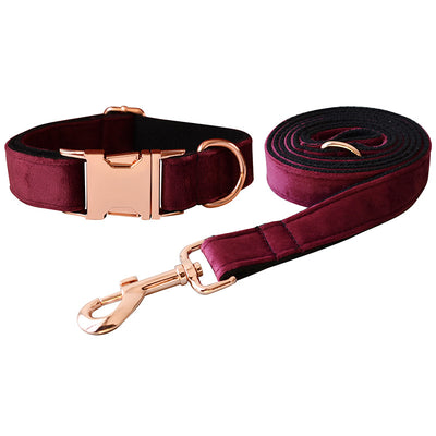 Collar de Terciopelo para Perro con Moño Doble de Microfibra - Image 11
