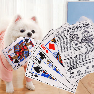 Juguete Interactivo para Perros Resistente a Mordidas con Sonido de Periódico - Image 12