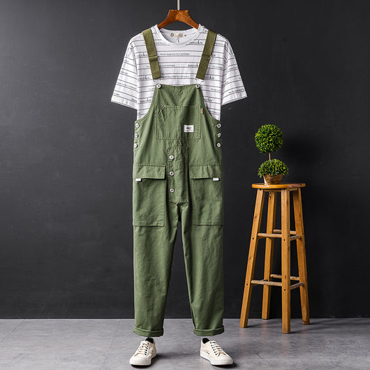 Pantalones Anchos Hip Hop con Tirantes Ajustables - Image 3