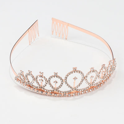 Corona de Cumpleaños Nupcial con Diamantes Brillantes en Aleación - Image 5